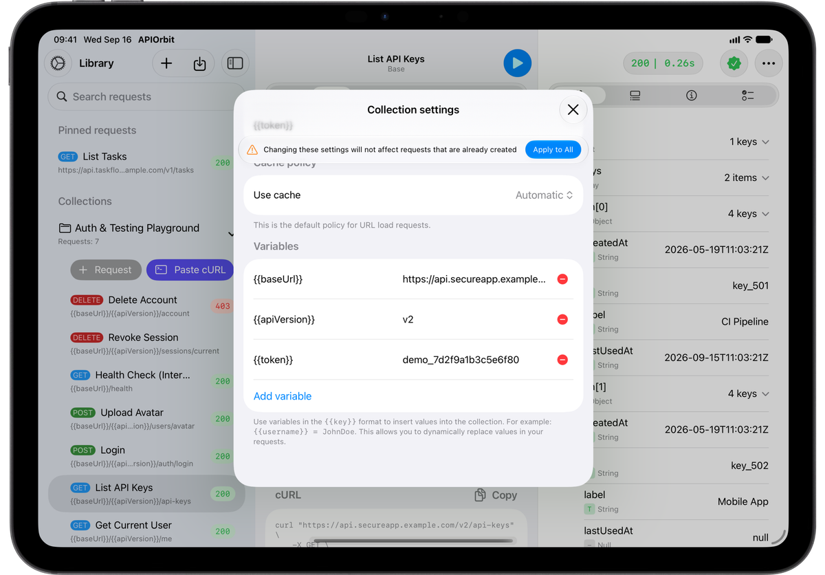 Build requests the way your API actually works
