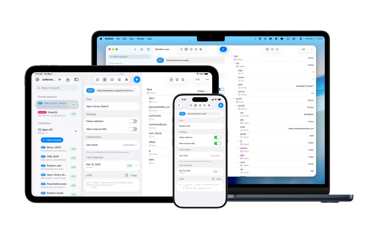 API Orbit – Rest & GraphQL Client