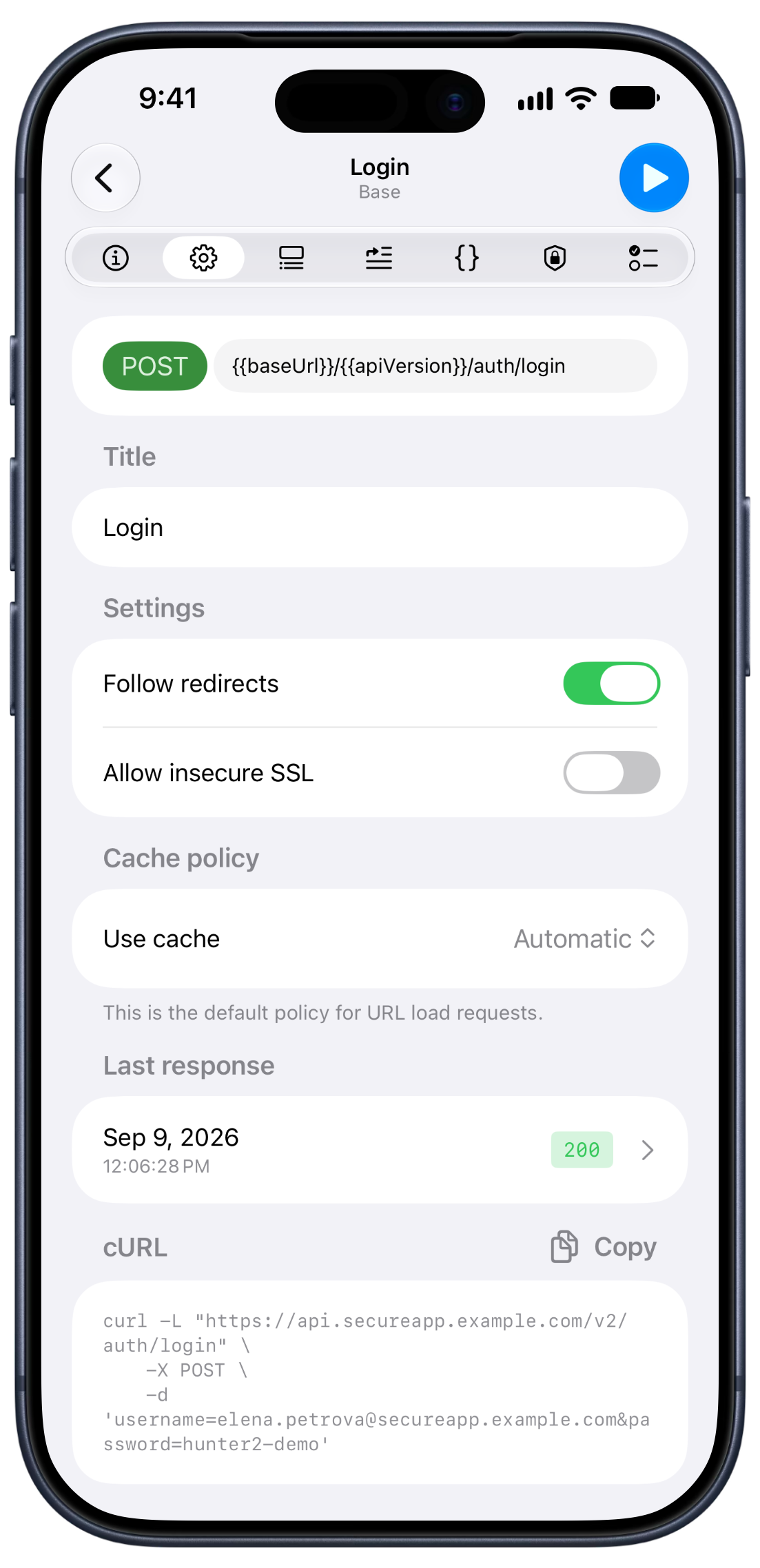 iPhone — the full client, not a stripped-down companion